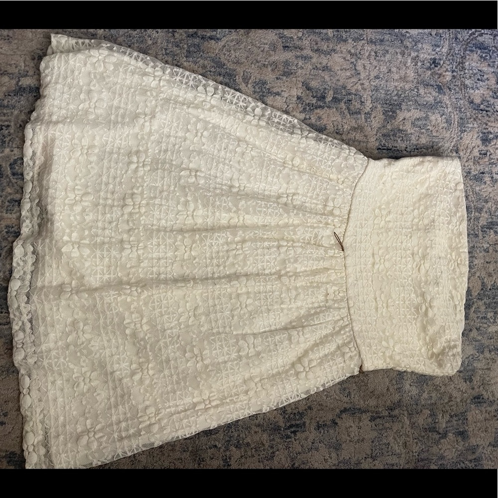 Charlotte Russe strapless white dress